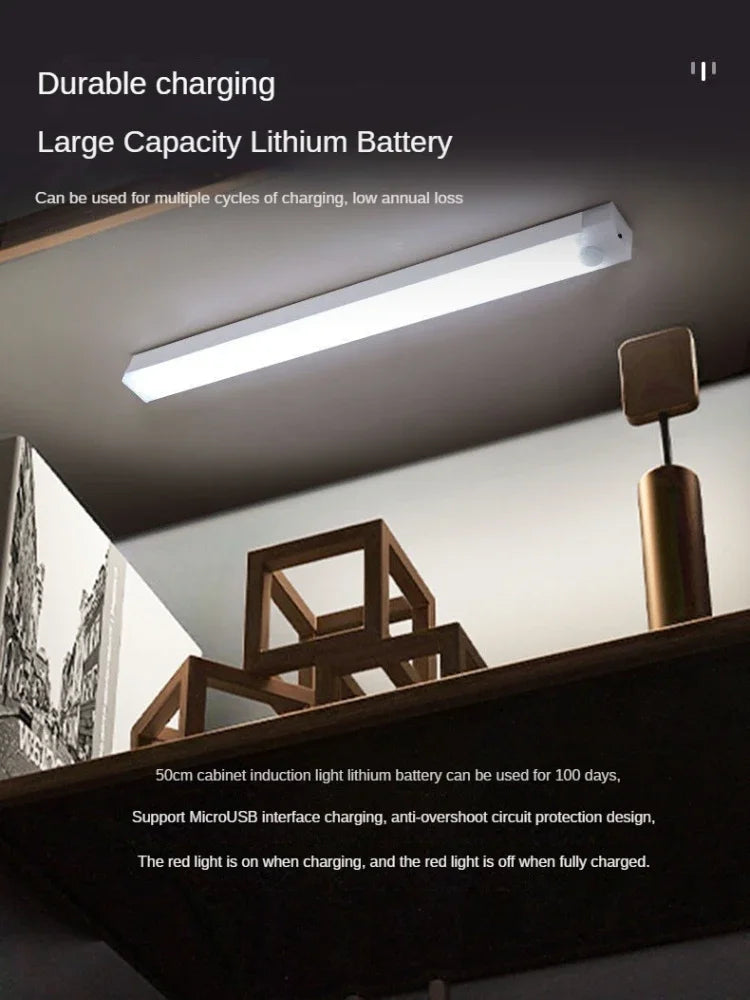 PIR Motion Sensor LED Lights Battery-Light For Home-Portable Indoor Lighting Tubes(Bulbs)