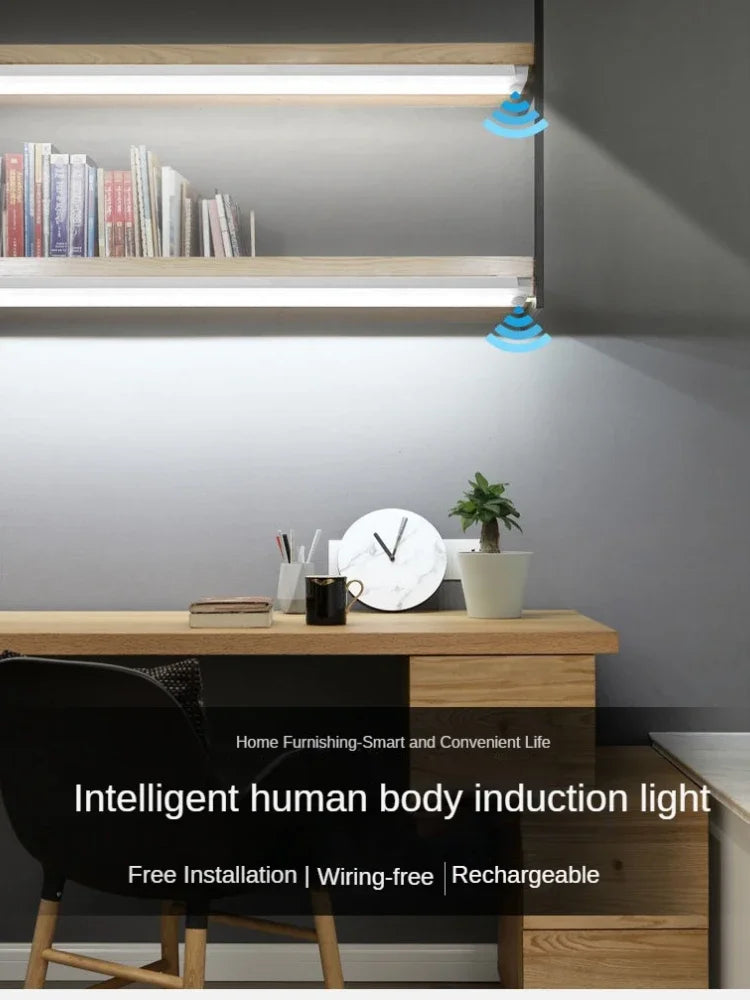 PIR Motion Sensor LED Lights Battery-Light For Home-Portable Indoor Lighting Tubes(Bulbs)