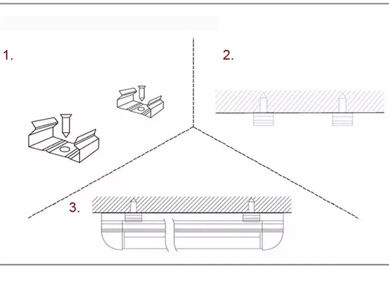 LED Cabinet Lights A85-220V 10w 20w Kitchen Under Cabinet Lamp With 1.8m Switch Line for Home Bedroom Indoor Super Bright Lamps