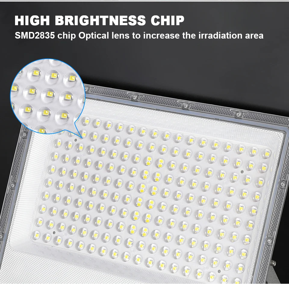 PIR Motion Sensor LED FloodLight 50W 100W 200W 300W 500W Outdoor Waterproof Reflector LED Spotlight For Street Garden Wall Light