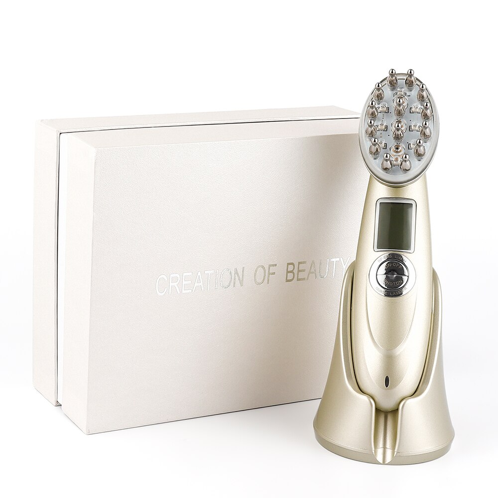 Electric Laser Hair Growth Comb Infrared EMS RF Vibration Massager Microcurrent - Hair Care, Hair Regrowth