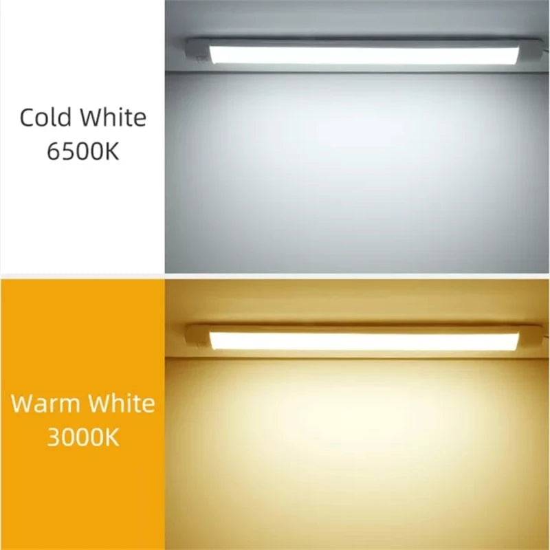 LED Cabinet Lights A85-220V 10w 20w Kitchen Under Cabinet Lamp With 1.8m Switch Line for Home Bedroom Indoor Super Bright Lamps