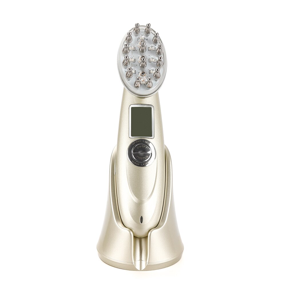 Electric Laser Hair Growth Comb Infrared EMS RF Vibration Massager Microcurrent - Hair Care, Hair Regrowth