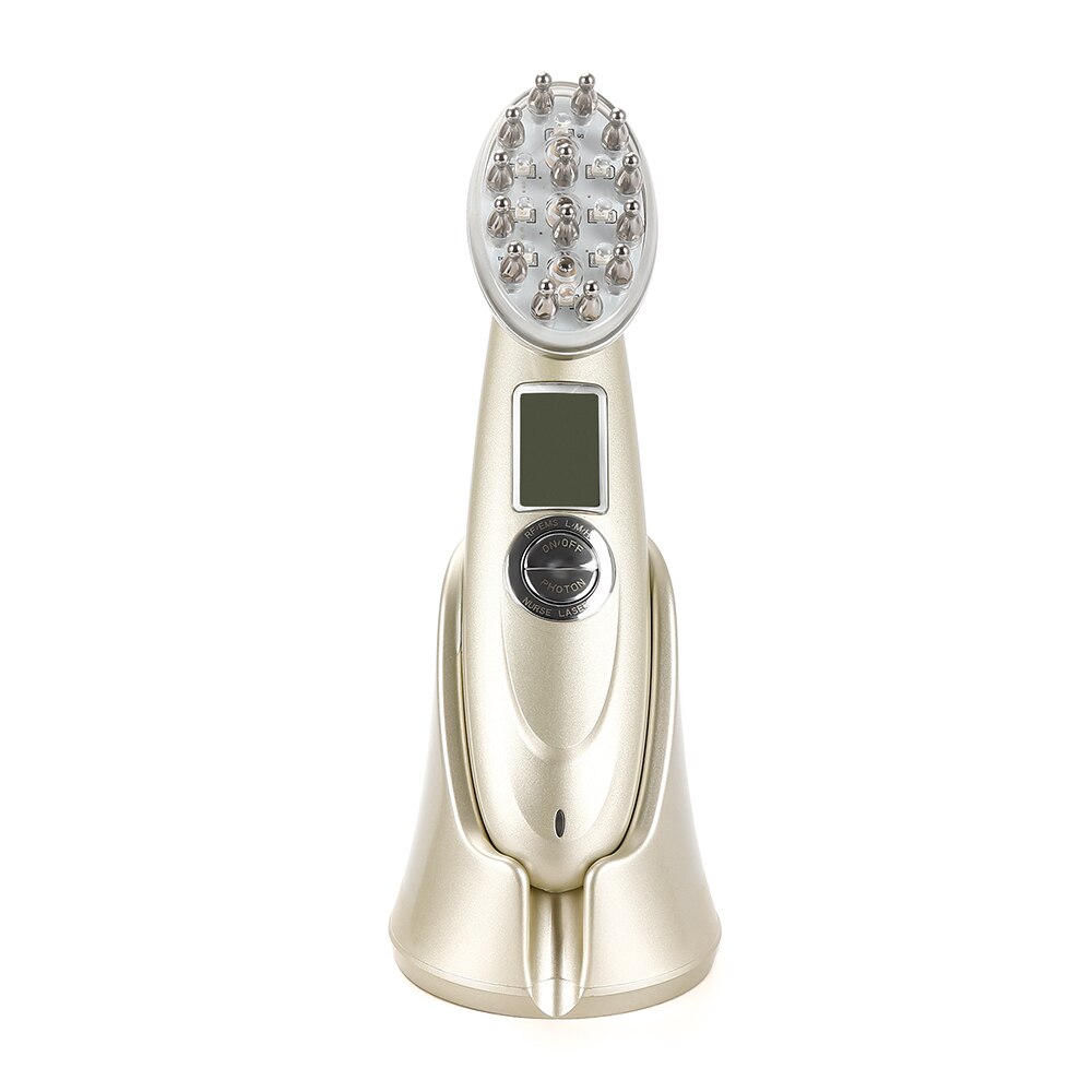 Electric Laser Hair Growth Comb Infrared EMS RF Vibration Massager Microcurrent - Hair Care, Hair Regrowth
